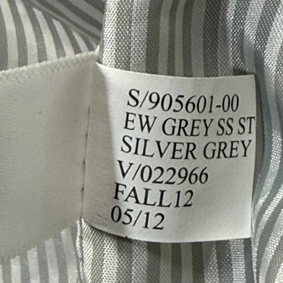 Banana Republic Tailored Fit Wool Blazer Silver Grey Mens 42R‎ Suit Jacket NWT